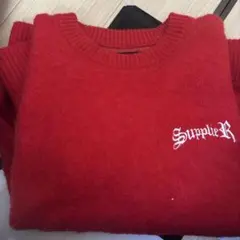 SupplieR 赤 トレーナー Mサイズ