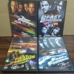 DVD ワイルドスピード シリーズ第1〜4弾　4作品セット　ポストカード5枚付き