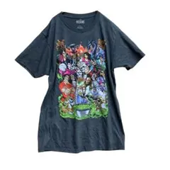 ヴィランズ Tシャツ M ディズニー 敵 悪役 映画 アニメ 大集合【3300】