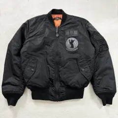極美品 MATIN AVENIR × ALPHA INDUSTRIES MA-1 ALPHA INDUSTRIES MATIN AVENIR MA-1 パフィジャケット ブラック