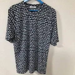 .efiLevol 　Tシャツ　総柄　幾何学模様　日本製