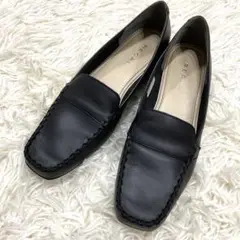 美品　REGAL リーガル　モカシン　ローファー　F22J 24cm 黒