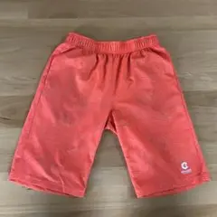オレンジ パターン ハーフパンツ