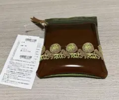 【新品未使用】近沢レースTPUメッシュポーチ　キウイ