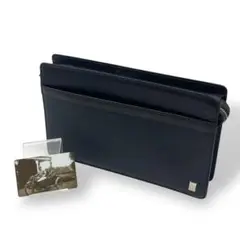 dunhill ダンヒル クラッチバッグ セカンドバッグ ダークブラウン