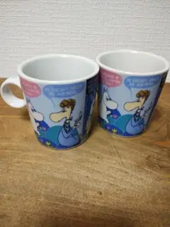 #820 ムーミンコーヒーマグカップ2個セット