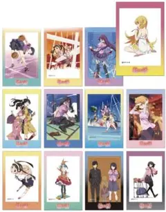 物語シリーズ ステッカー 全12種 フルコンプ セリア