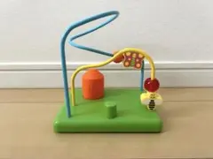カラフルビーズコースター　知育玩具