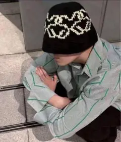 クラッシャーハット　帽子　ハット　毛糸　山田蓮着用