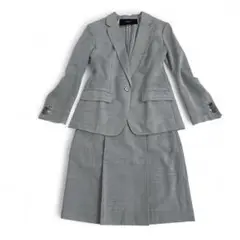 美品✨Paul Smith ポールスミス スカートスーツ Aライン ライトグレー