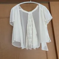 Ray アイボリー ブライダルケープ