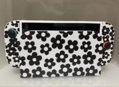 Nintendo Switch2 スイッチ2 カバー　ドックカバー　白　花柄
