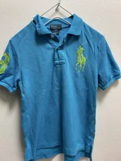 ポロ　ラルフローレン　Polo Ralph Lauren 青ポロシャツ 140㎝