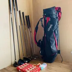 ゴルフクラブ キャディバッグ セット Ashworth Taylormade
