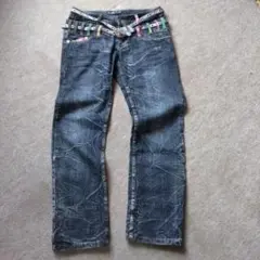 【美品】Nylaus Jeans ストレートデニム 男女兼用