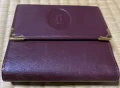 Cartier カルティエ 折り財布 ボルドー