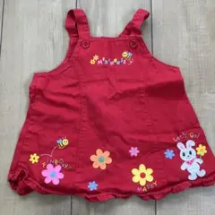 ミキハウス ワンピース 80