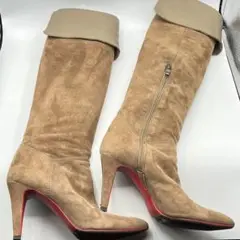 DIANA ダイアナ ロングブーツ スエード レッドソール