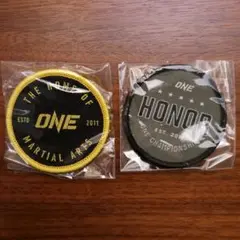 ONE Championship 刺繍パッチ 2枚セット