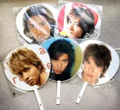 「SMAP 木村拓哉／ジャンボうちわ 5枚セット」　ジャニーズ　キムタク