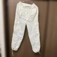 ホワイト カーゴパンツ GRL