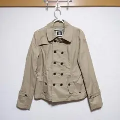 G-STAR RAW ジースター ショートトレンチコート コットン ベージュ
