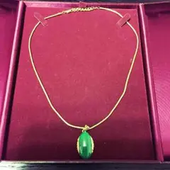 ヒスイゴールドネックレス♡