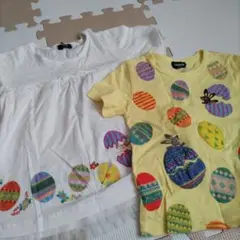 colobockle　イースター　 Tシャツ 2枚セット 100cm　120ｃｍ