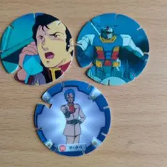 機動戦士ガンダム　fritolay メンコ　3枚