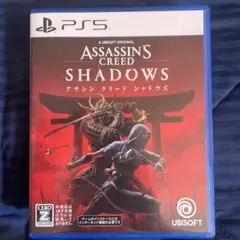 【美品】【プロダクトコード未使用】アサシンクリードシャドウズ　PS5