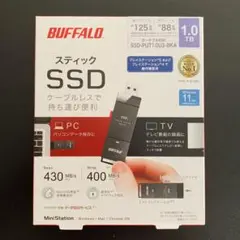 【新品／未使用／未開封】バッファロー SSD-PUT1.0U3-BKA 1TB