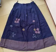 ミーテファブリカ　刺繍ロングスカート　40