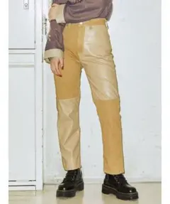 エコレザードッキングパンツ jouetie