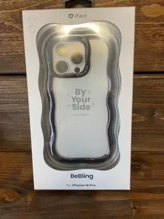 新品iPhone16proブラックiface BeBling