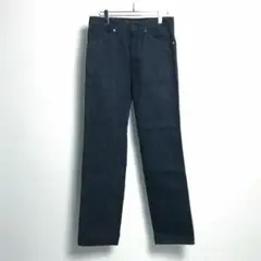LOUIS VUITTON リジッドストレートデニム 刻印ボタン 刻印ジップ L