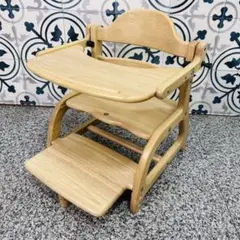 美品　大和屋 すくすくローチェアⅡ ベビーチェア ガードなし