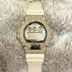 G-SHOCKスワロフスキーカスタム美品 Gショック CASIO G-SHOCK カシオ Gショック ホワイト カスタム