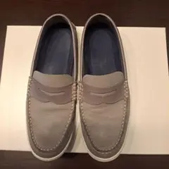 COLE HAAN グレー モカシン