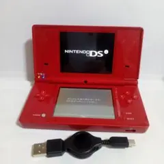 ニンテンドーDSi 赤 USBケーブル本体初期化済