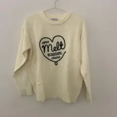 B.J.G. bijoux girl　セーター　白　150cm