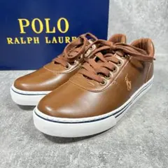 【新品未使用】POLO レザースニーカー ハンフォード3 24.5cm