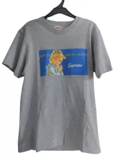 Supreme NOT BY BREAD ALONE Tシャツ グレー