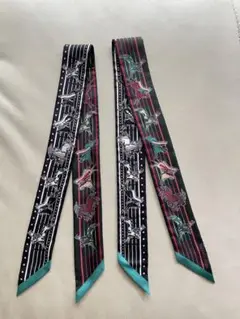 エルメス ツイリー パウニー族の首長 2020秋冬 2本セット
