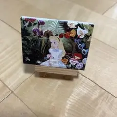 不思議の国のアリス　ミニチュアキャンバススタンドオブジェ