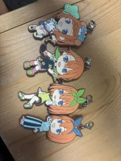アニメキャラクター ストラップ 五等分の花嫁　四葉4個セット