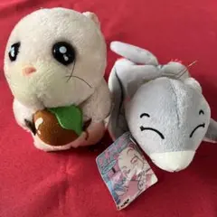 かってにシロクマ　ぬいぐるみ　2点セット　1993年製　レア かってにシロクマ ぬいぐるみ 3点セット 1993年製 ウリ坊 シロ