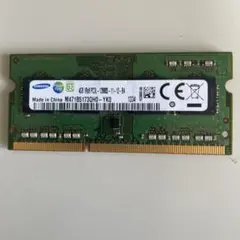 Samsung 4GB DDR3 PC3L-12800S動作確認済みです。