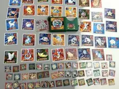 初代　ポケモン　シール　列伝　ブロスカード　ミニカード　バトルカード　ケース付き