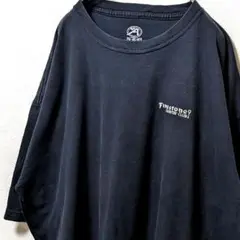 ファイアストンカントリークラブ 刺繍 Tシャツ ブラック 黒 XL 古着
