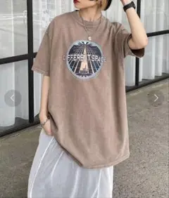 メンズ レディース ページボーイ PAGEBOY Tシャツ ブラウン